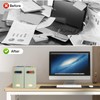 BALEINE File Organizer Box, Cardboard File Folder Organizer with Handle
