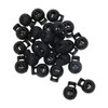 Shapenty Plastic Toggle Single Hole Spring Loaded Elastic Drawstring Rope