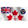 1939–1944 Military Canadian Army Battle Flag 30x60inch Large, Both Sides