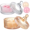 Tioncy 4 Pcs Large Body Powder Puff and Container Extra