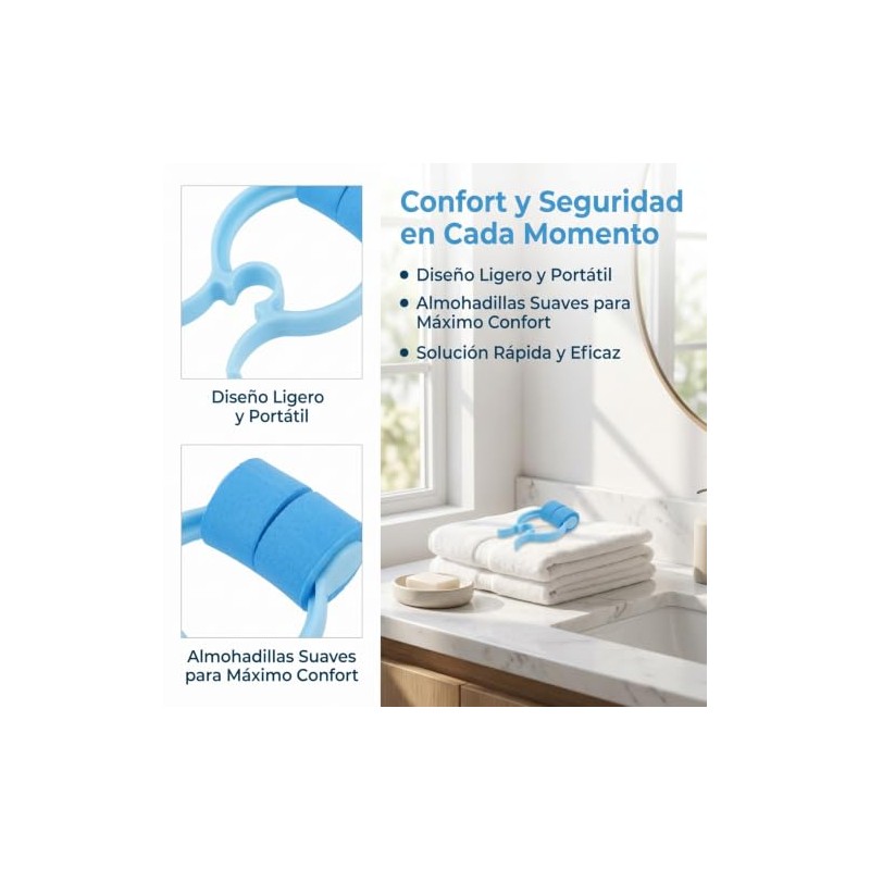 Clips Para Nariz 20 Piezas Tapón Nasal Portátil Pom Y