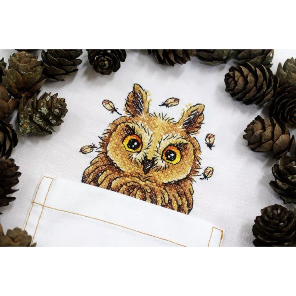 MP Studia Cross Stitch on Clothes Curious Owl B-245 /