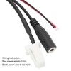 Car Bluetooth Audio Cable Adapter with Microphone Hands Free Replacement