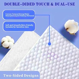 Toalla facial desechable, 100 unidades, toallas faciales de algodón suave para limpiar la piel, toallitas faciales de algodón secas, toallitas de lavado, toallitas faciales desechables para