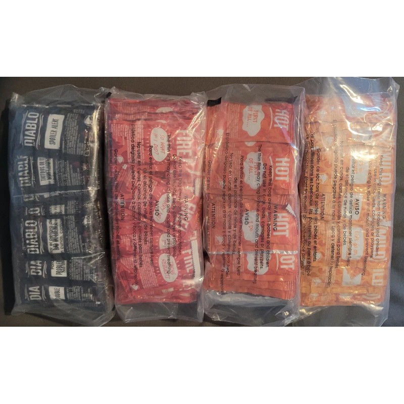 Taco Bell 200 Taco Bell Sauce Packets - Mild, Hot,