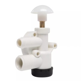 xueautos Dometic 385314349 Pedal Flush RV Toilet Water Valve Kit RV Plumbing Parts