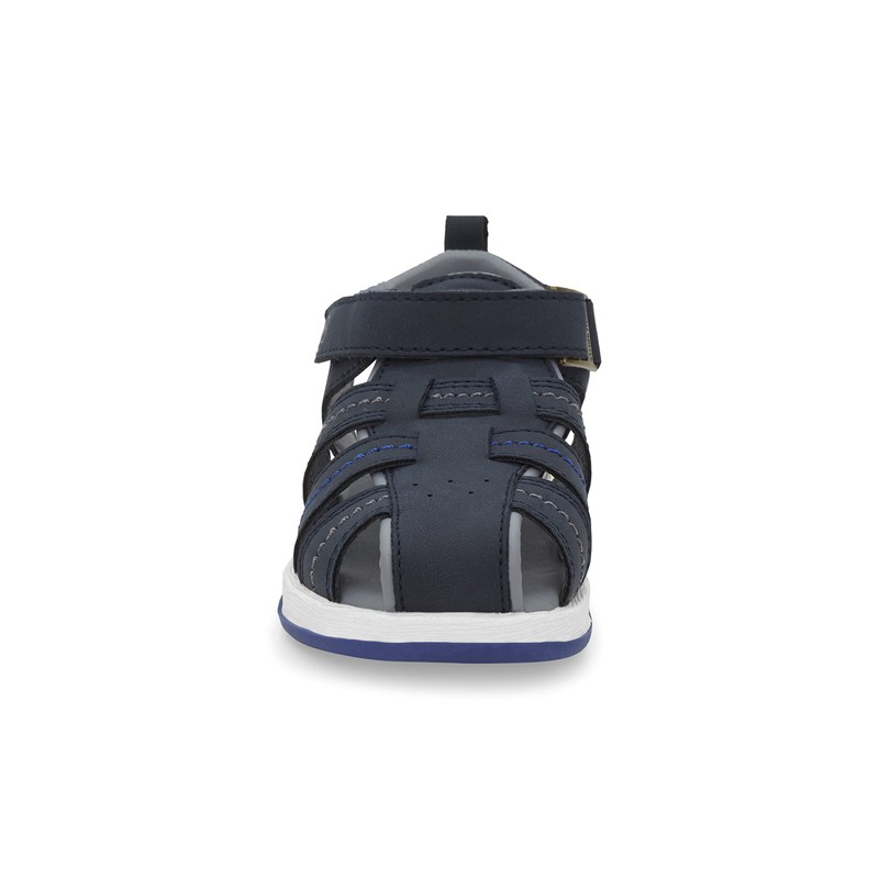 Stride Rite 360 boys Paddy Sandal, Navy, 8 Toddler US