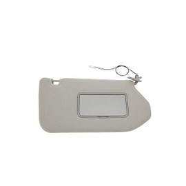 Passenger Side Sun Visor Right Side Gray with Lamp - Compatible with Nissan & Infiniti Vehicles - Pathfinder, QX60, 2013 JX35 - Replaces 96400-9PB0A, 96400-3JA0A, 964003JA0A, 964009PB0A
