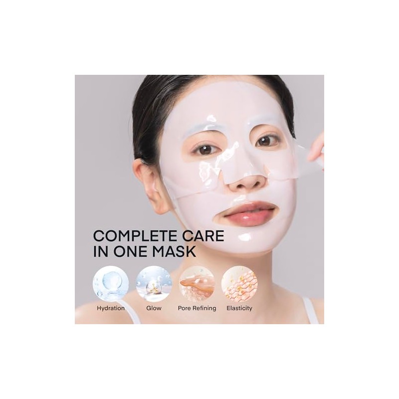 Mascarilla facial coreana de colágeno Korean Real Deep Bio collagen