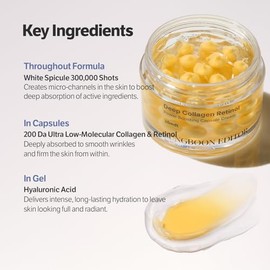 SUNGBOON EDITOR Crema en cpsula potenciadora de colgeno profundo con retinol crema de noche con retinol para el rostro con colgeno, Cuidado...        