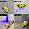Right Angle Level High Accuracy Visible Green Beam Leveling Gauge