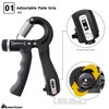METEOR Essential Hand Grip Strengthener Kit (5-in-1) - Adjustable Gripster