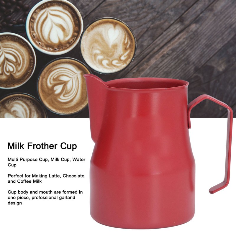 Milk Frother Cup Olecranon Outlet Draw Mouth Design Skull Pattern