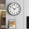 XGVIEGZ Wall Clocks Battery Operated, 12” Large Wall Clock for