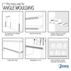 Outwater Plastics White 1" X 3" X 1/16" Thick Styrene