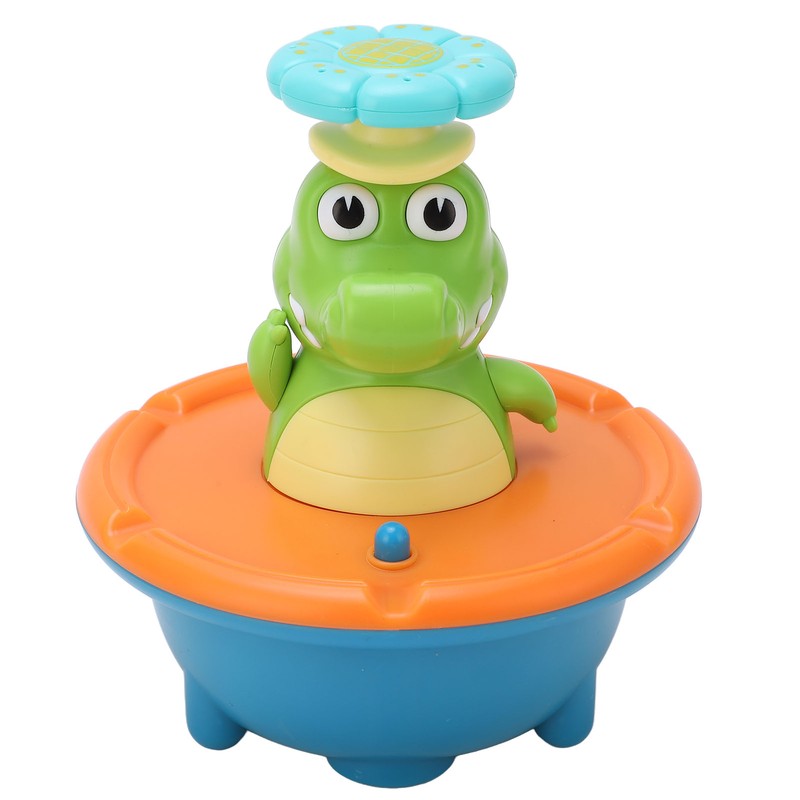 Water Spray Crocodilian 5 Modes Colorful Fountain Crocodilian Shape Baby