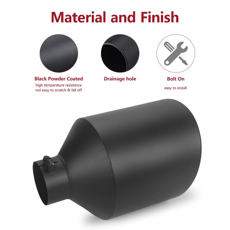 LCGP 4" inlet to 10" outlet 15" Long Universal Diesel