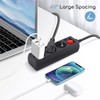 Aigostar 3-Way Power Strip with Switch Table Socket Child Lock