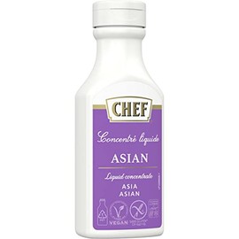 CHEF Liquid Concentrate Asia, Flavour Boost for Asian Dishes, 100% Natural Flavour, Vegan, Pack of 1 (1 x 190 ml)