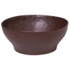 Shape Puce Brown with Structure Bowl 22 x 9 cm