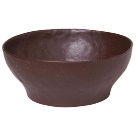 Shape Puce Brown with Structure Bowl 22 x 9 cm