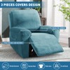 ZNSAYOTX 2025 Velvet Oversized Recliner Cover 3-Piece, Luxury Plush Recliner