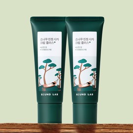 round wrap [Set of 2] Round Wrap Pine Soothing Cica Cream Plus 60ml / [2개세트] 라운드랩 소나무 진정 시카 크림 플러스 60ml