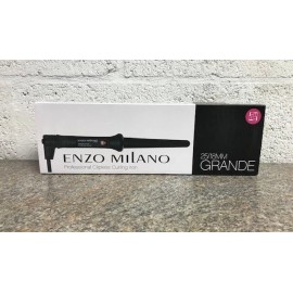 Enzo Milano Grande 25/18mm Clipless Curling Iron Ceramic Black