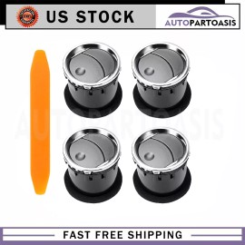VEHITO 4Pcs Dashboard AC Heater Air Vent HVAC Vent Duct Fit FORD F150 2004-2008