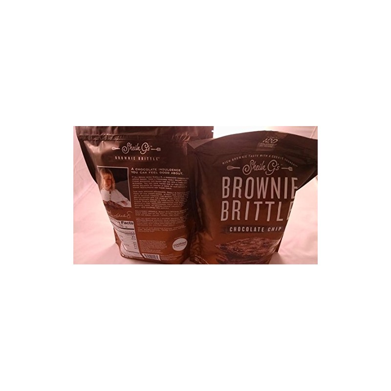 Sheila G's Original Chocolate Chip Brownie Brittle 16 oz (SUPER