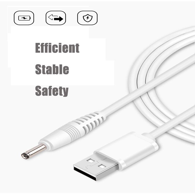 FitTurn 5V DC Power Cord USB to DC 3.5mm x
