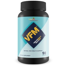 VFM Vein Formula Max 2000 - Circulatory & Vein Health Support Supplement - Help Visibly Reduce Varicose Veins & Leg Swelling - Promote Optimal Venous Function with Blood Circulation & Vein Support