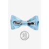 Baby Blue Infant Pretied Bow Tie