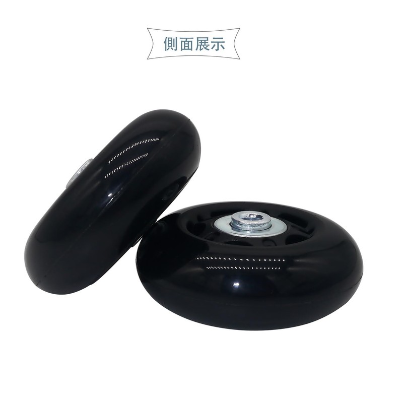 Silent Wheel Series Replacement Tire Set for Suitcases, Shopping Carts,
