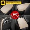 AOMSAZTO Console Covers for 2012-2015 Civic Honda Beige Armrest Cushion