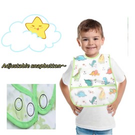 norinori Baby bibs Waterproof Bib - Feeding bib, Adjustable Washable, Soft ForToddler Infant Kids, 0-36 Months Color1