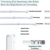 Tension Rod, No Drilling or Glueing, Adjustable by Turning, Tension