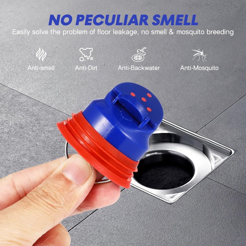 OSALADI 4PCS Drain Backflow Preventer Shower Floor Drain Backflow Preventer