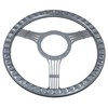 14" Gun Metal Billet Steering Wheel Half Wrap with Horn