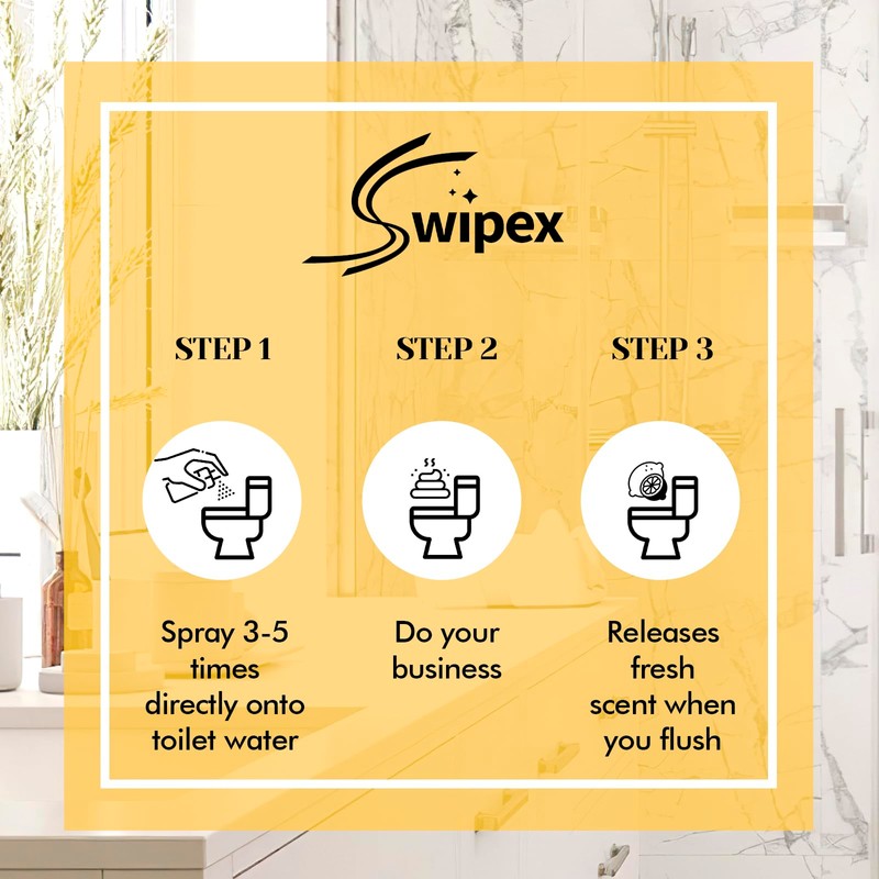 Toilet Spray for Poop 3 Pack, Travel Size Variety, Bathroom