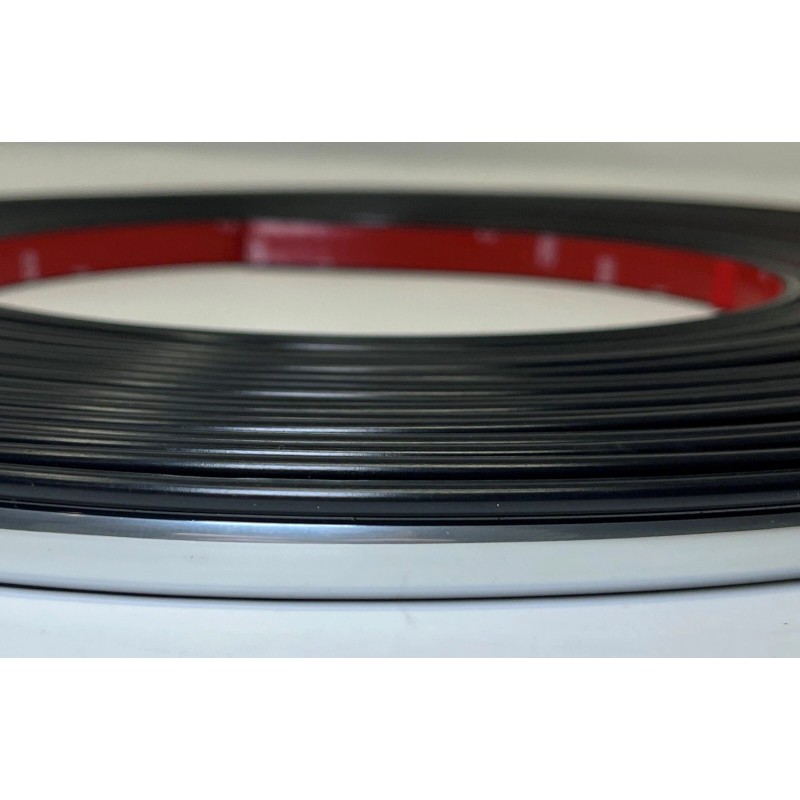 Trim Gard Black & Chrome 1/2" x 20' Universal Trim-Gard