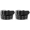 SCAMODA Rivet Belt Set of 2 with Double Hole Rivets,