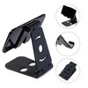 Adjustable Smartphone and Desktop Stand, Black (Black)