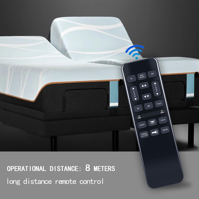 ZWP HJH55 Replacement Remote Control for Richmat HJH55, Wayfair Sleep