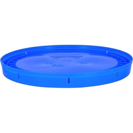 Blue Plain Plastic Bucket Lids for 3-6 Gallon Plastic Buckets-3 Pack