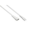 Good Connections P0870-W020 Euro Extension 2 m C8 Plug Straight