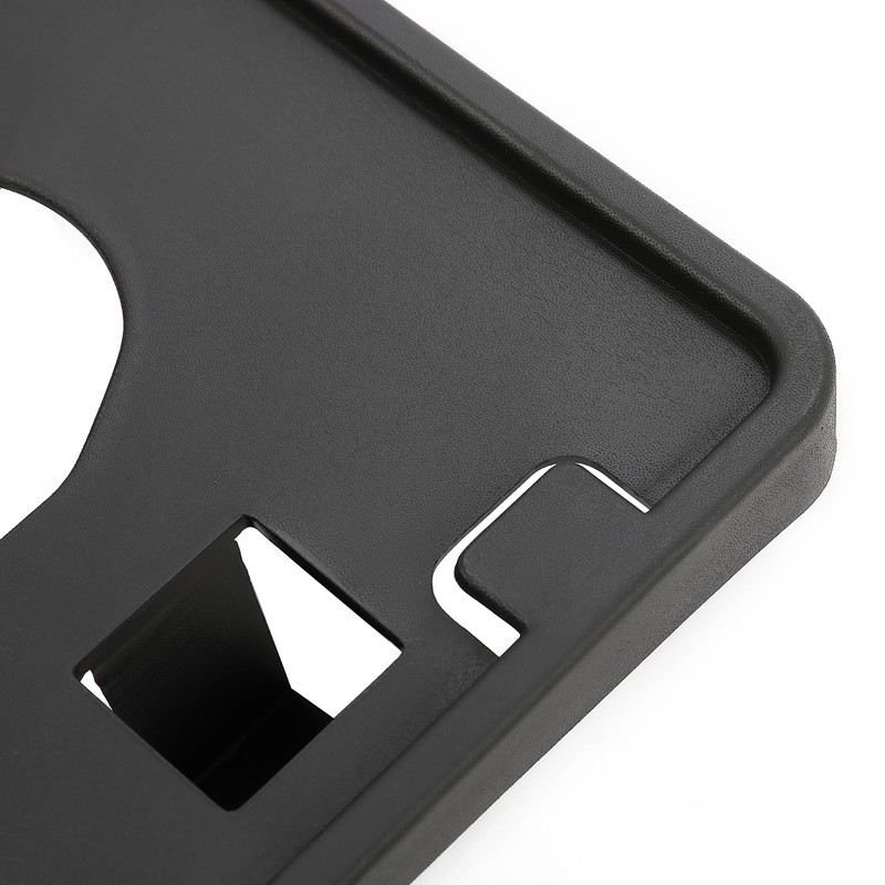 ECOTRIC Front Bumper Guards Pads + License Plate Frame Compatible