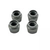 MINI Cooper Emblem Logo Silver Tire Valve Stem Caps Set