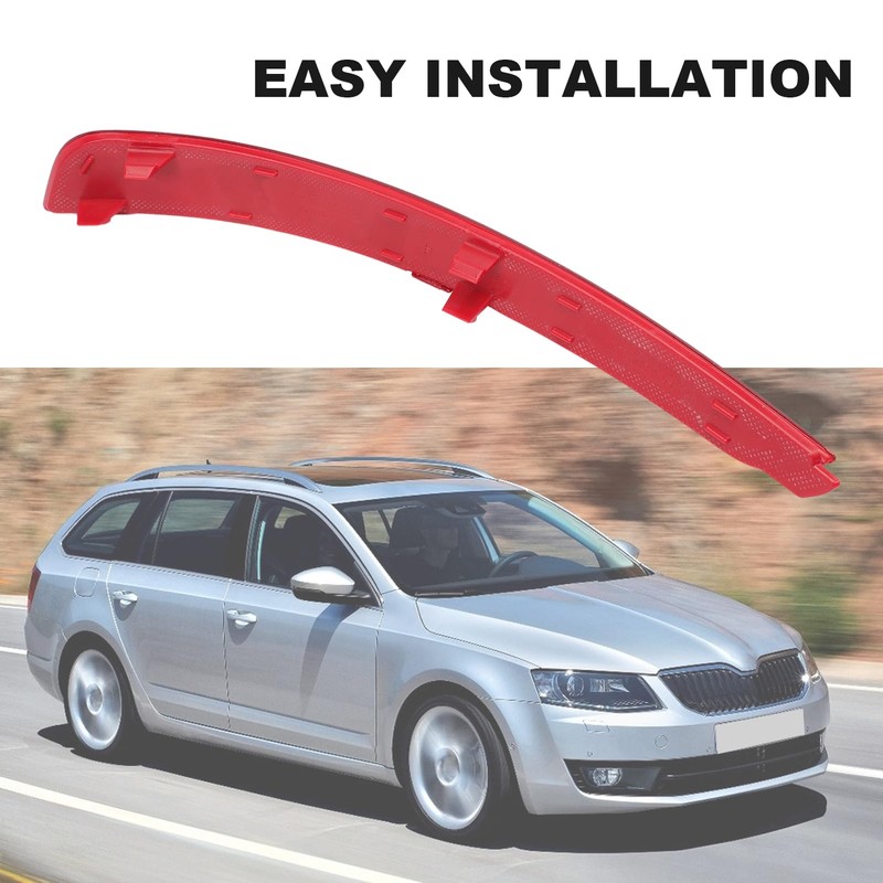 Taesayl Rear Reflector for Passenger Side Compatible with III Octavia