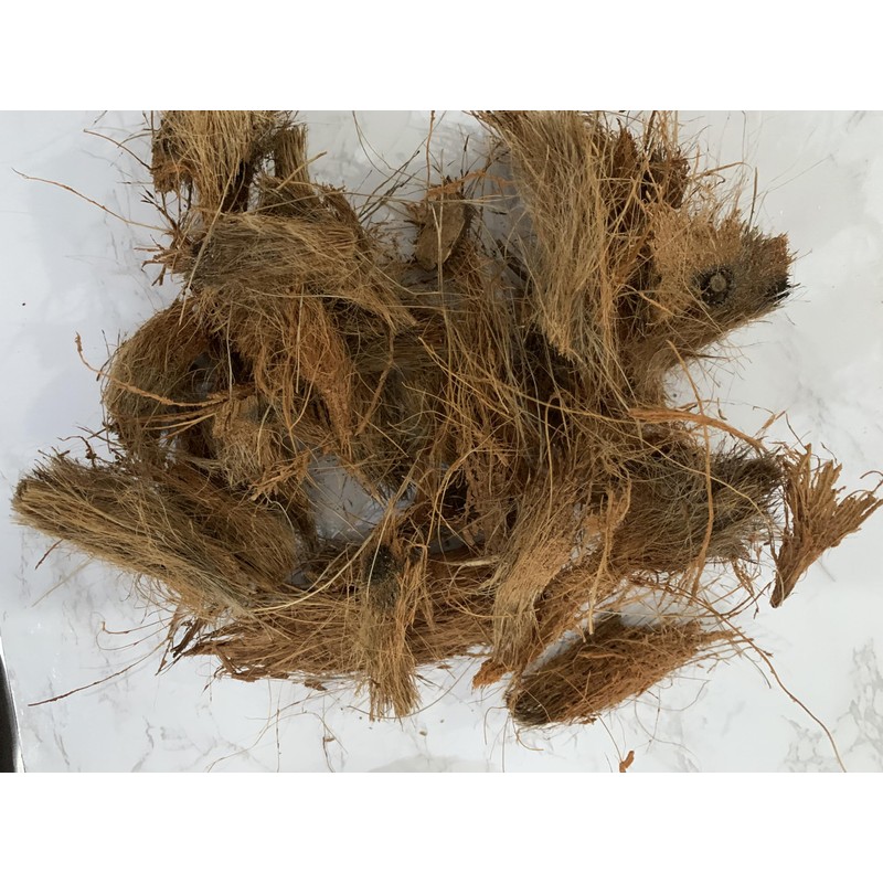 Natural Coconut Husk Fibres, Raw Coir Material, Brown